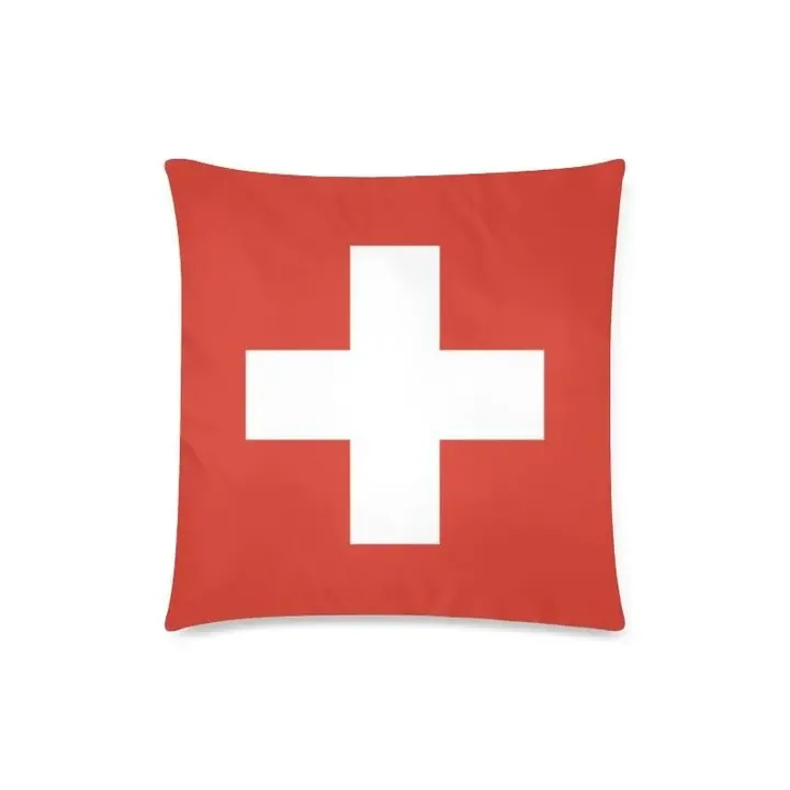 Switzerland Flag Zippered Pillow A0