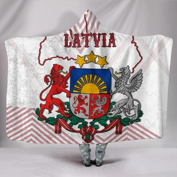 Latvia Hooded Blanket K5