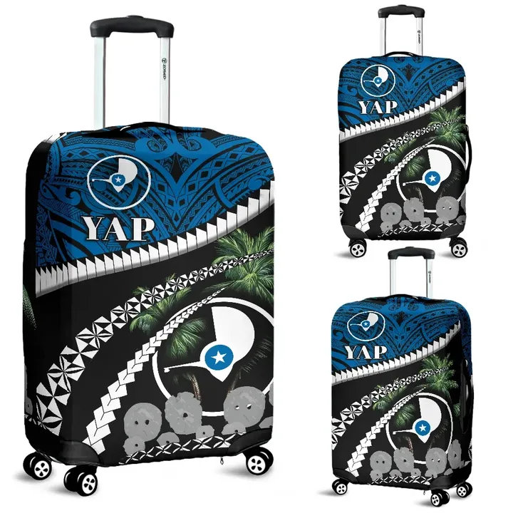 Yap Stone Money Luggage Covers - Road to Hometown K8