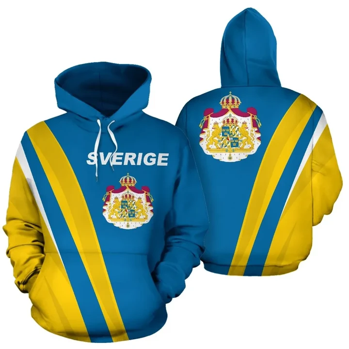 Sverige - Sweden Hoodie K5