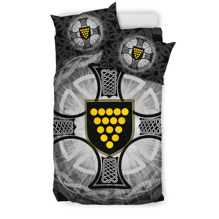 Cornwall Bedding Set - Cornwall Coat Of Arms With Celtic Cross