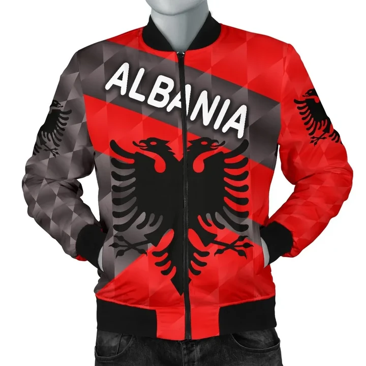 Albania Men Bomber Jacket Sporty Style | 1sttheworld