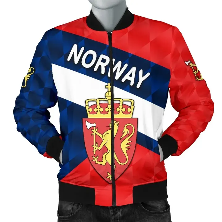 Norway Men Bomber Jacket Sporty Style K8 | 1sttheworld