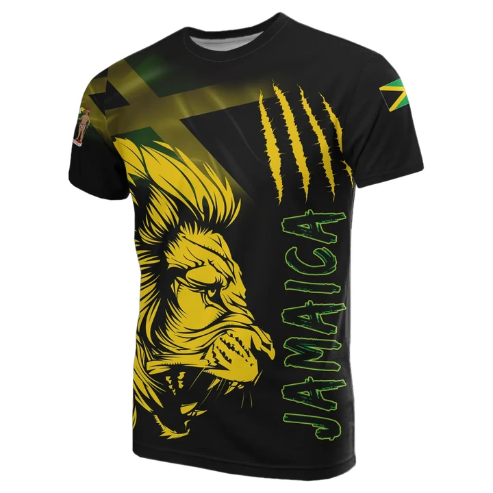 Jamaica T-Shirt Lion Coat Of Arms