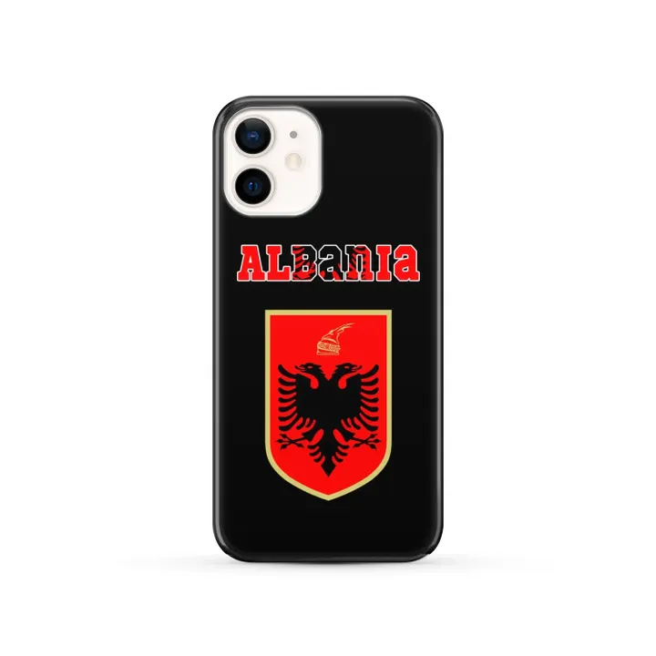 Albania Phone Case - Coat of Arm Name - BN10