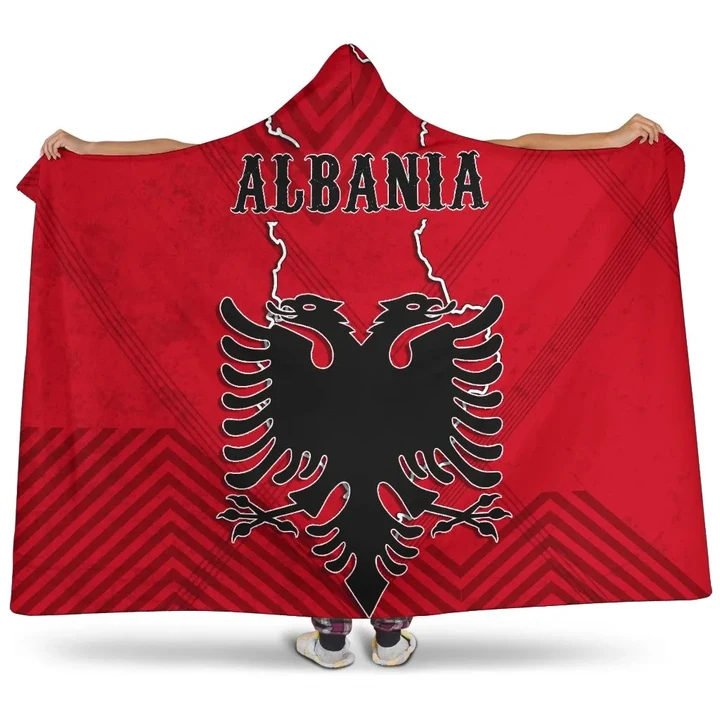Albania Hooded Blanket Special Map K5