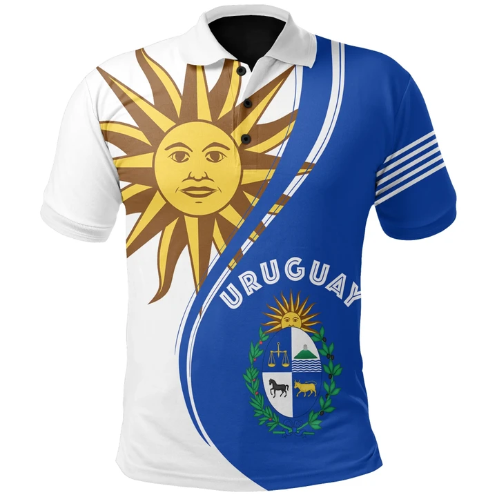 Uruguay Sky Polo T Shirt K7