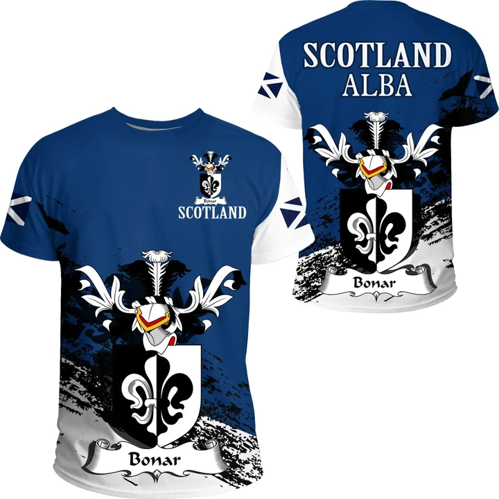 Bonar Scottish Family Crest - Scotland Special T-Shirt A7