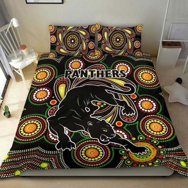 Penrith Bedding Set Panthers Indigenous Vibes A7