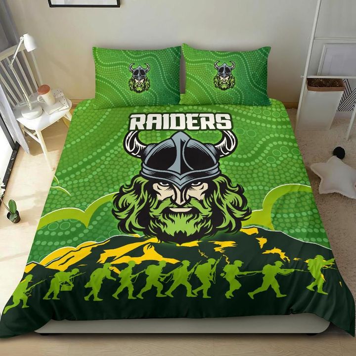 Canberra Raiders Bedding Set Anzac Country Style A7