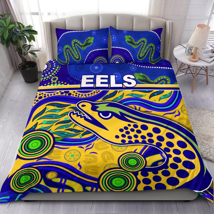 Eels Indigenous Special Bedding Set Version Gold A7