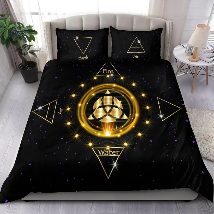 Celtic Bedding Set - Celtic Wiccan Fire Earth Water Air - BN25