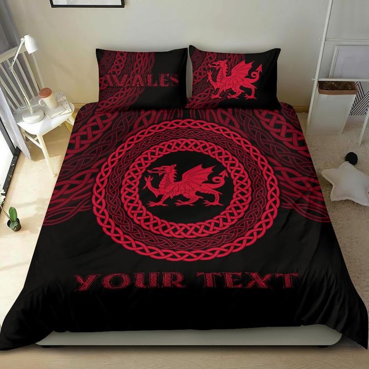 Wales Celtic Personalised Bedding Set - Celtic Pride - BN15