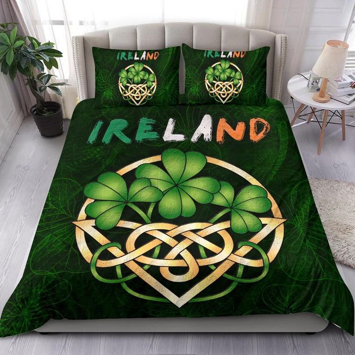 Ireland Celtic Bedding Set - Irish Shamrock - BN22