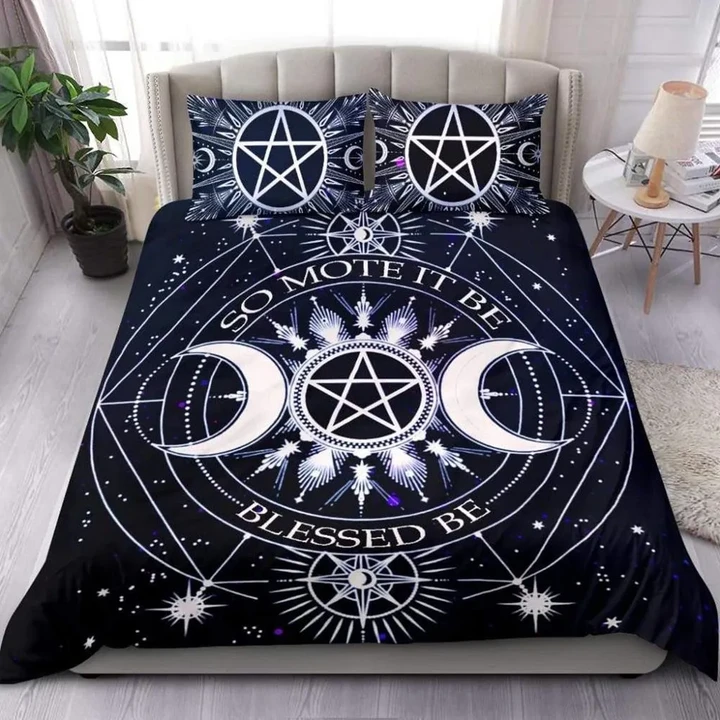 Celtic Wicca Bedding Set - Blessed be wicca - BN21