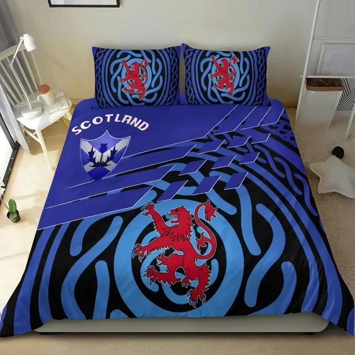 Scotland Bedding Set - Scotland Symbol With Celtic Patterns - BN25