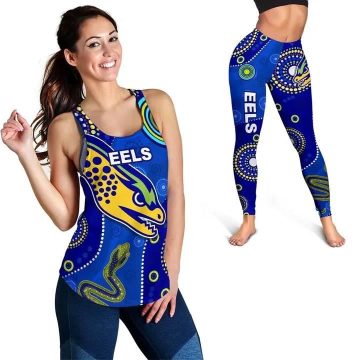Combo Racerback Tank and Legging Eels Indigenous Competitive A7