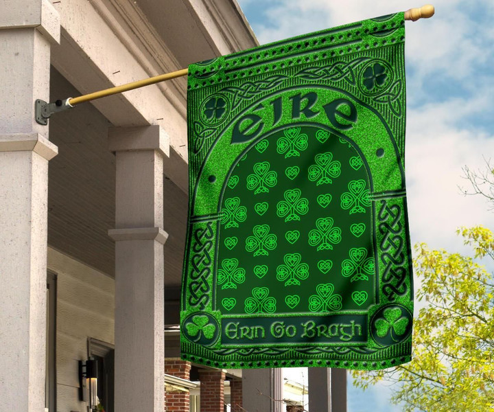 Ireland St. Patrick's Day Flag - Erin go bragh Irish Shamrock - BN21