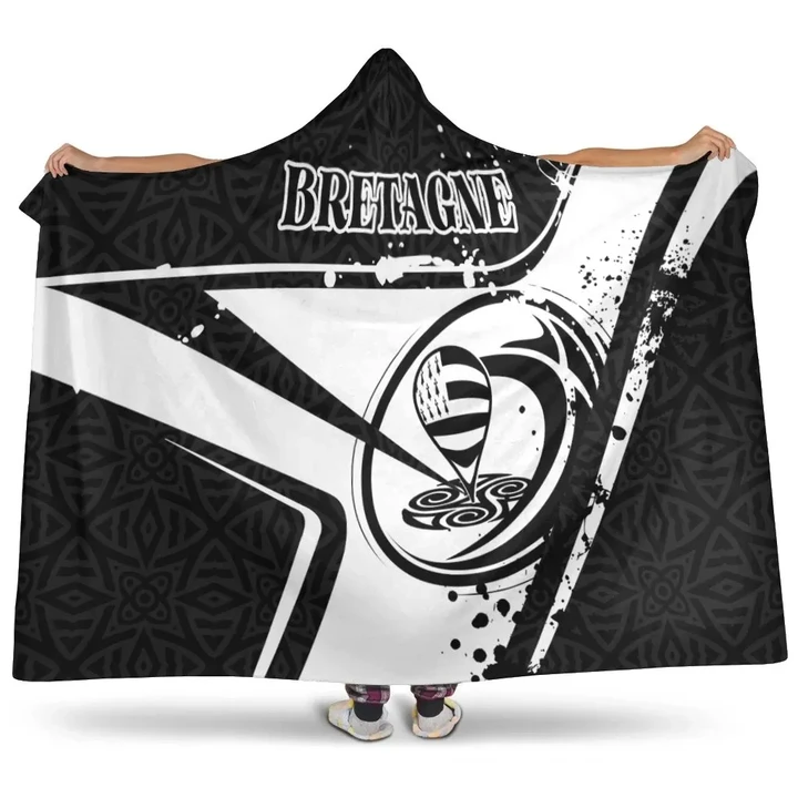 Brittany Rugby Hooded Blankets - Breizh Rugby - BN23