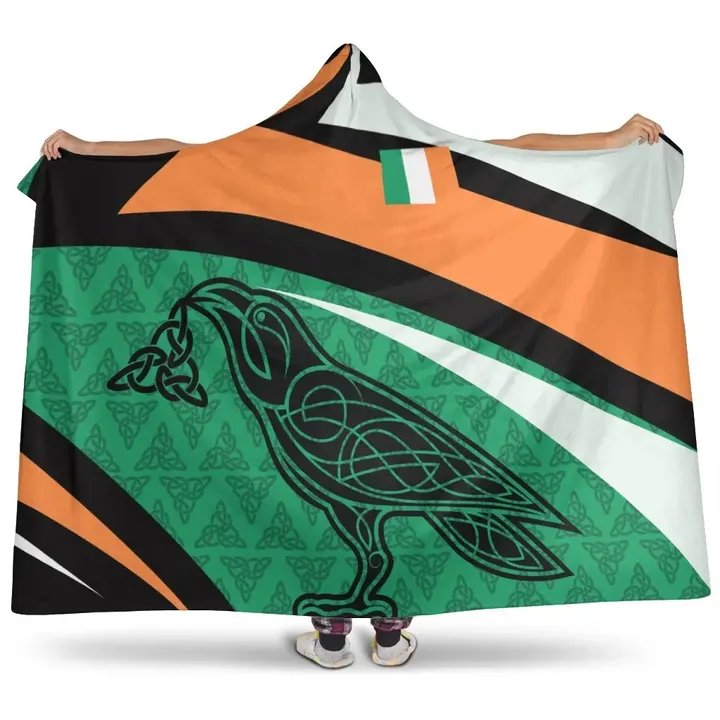 Ireland Celtic Hooded Blanket - Legend of Ireland ( Color) - BN24