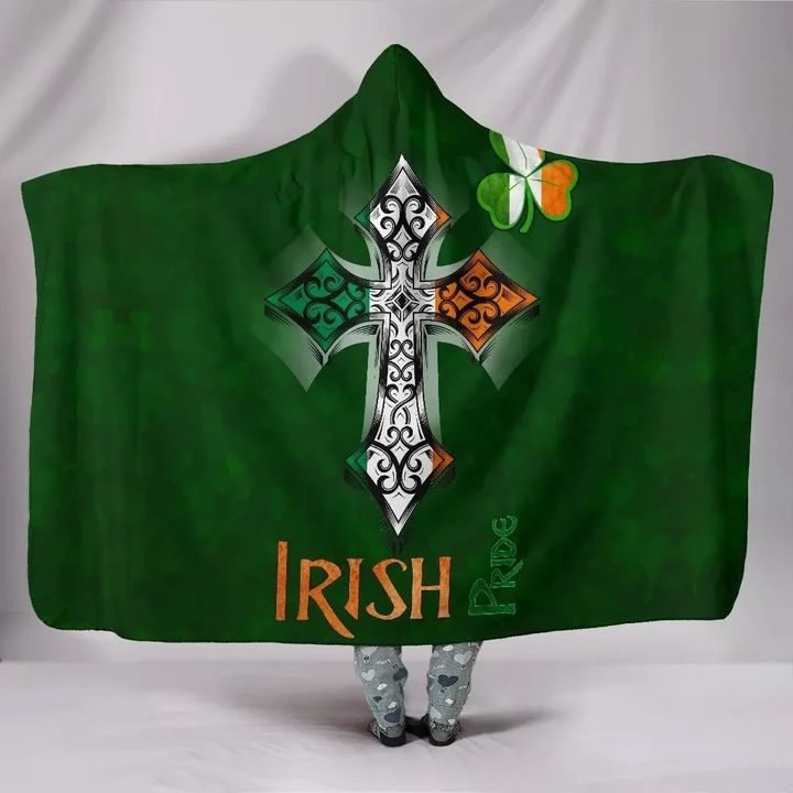 Ireland Hooded Blanket - Ireland Pride - BN25