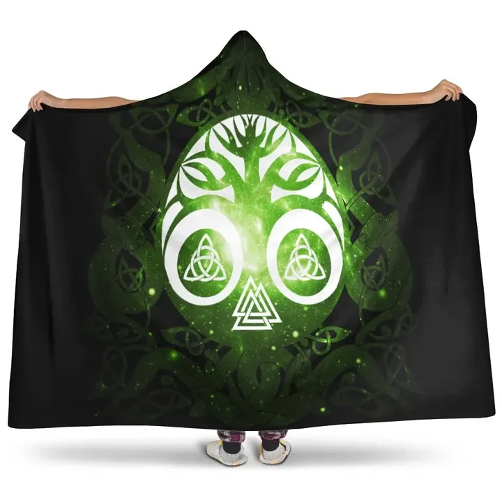 Celtic Hooded Blankets - Celtic Tree Of Life - BN23