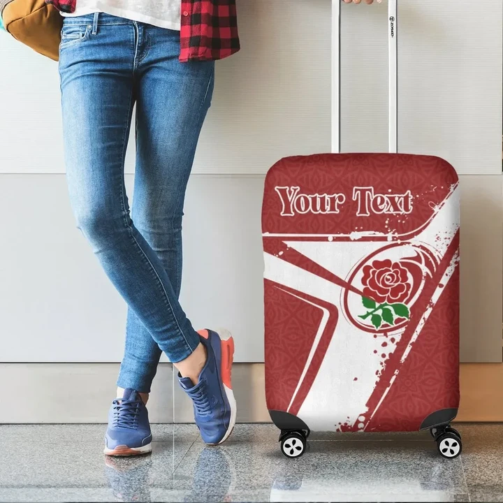 (Custom Text) England Rugby Personalised Luggage Covers - England Rugby - BN23
