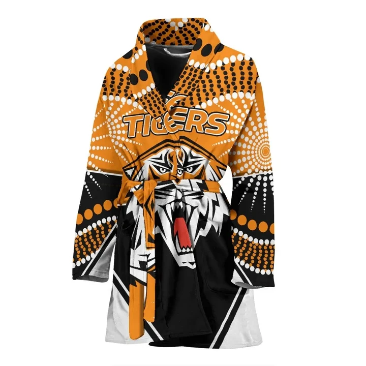 Tigers Women's Bath Robe Wests Indigenous Newest A7