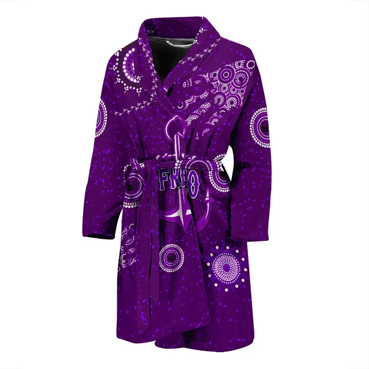 Fremantle Men's Bath Robe Indigenous Freo Country Style A7