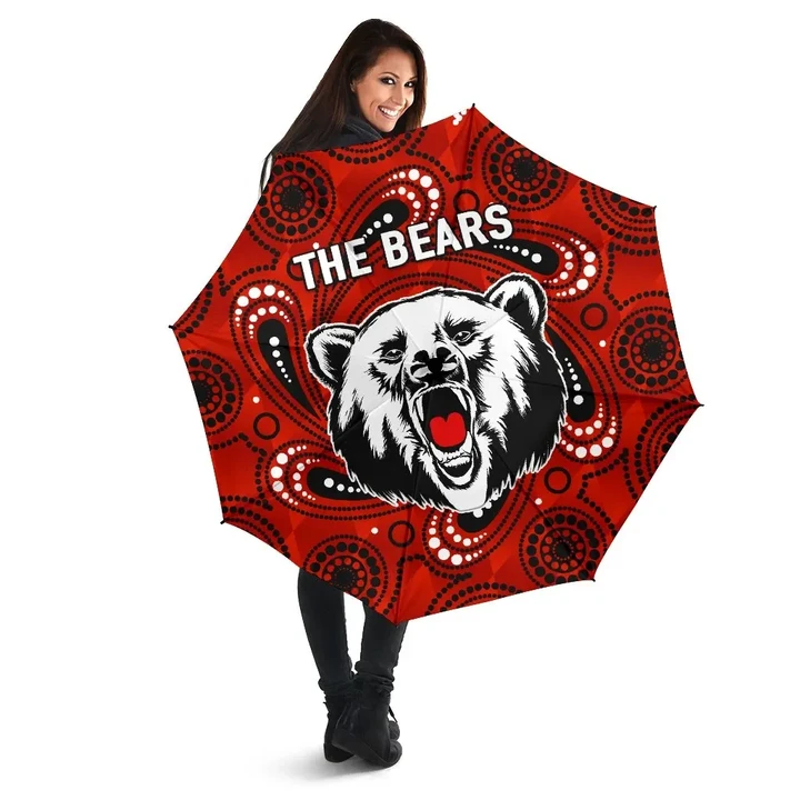 North Sydney All Over Print Umbrellas The Bears Indigenous A7