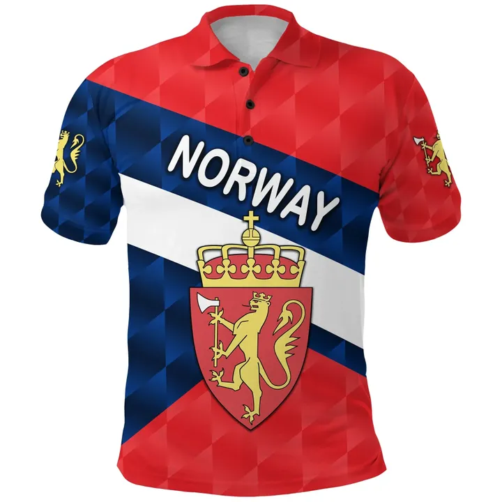 Norway Polo Shirt Sporty Style K8