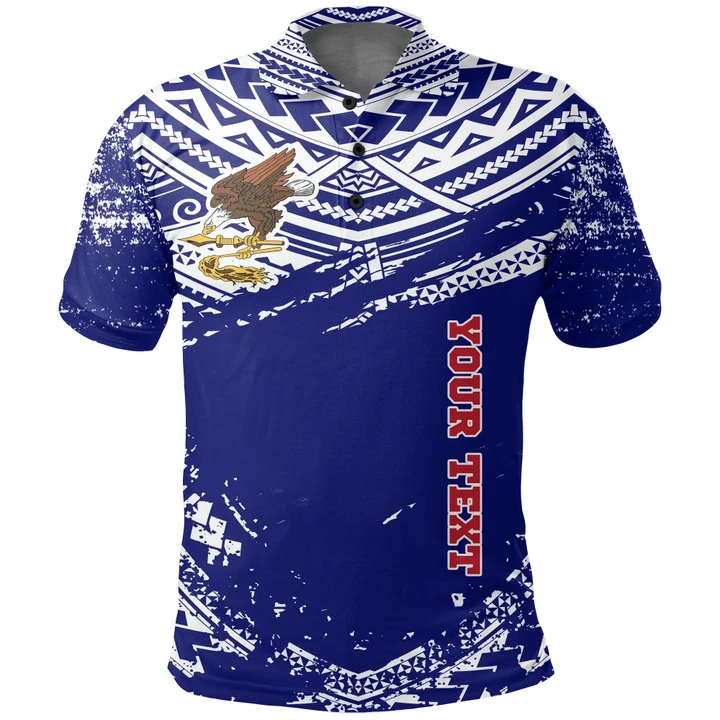 American Samoa Polo Shirt Customized K5