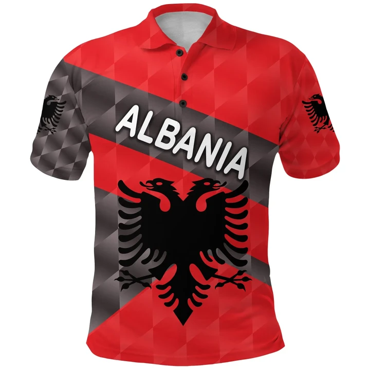 Albania Polo Shirt Sporty Style K8