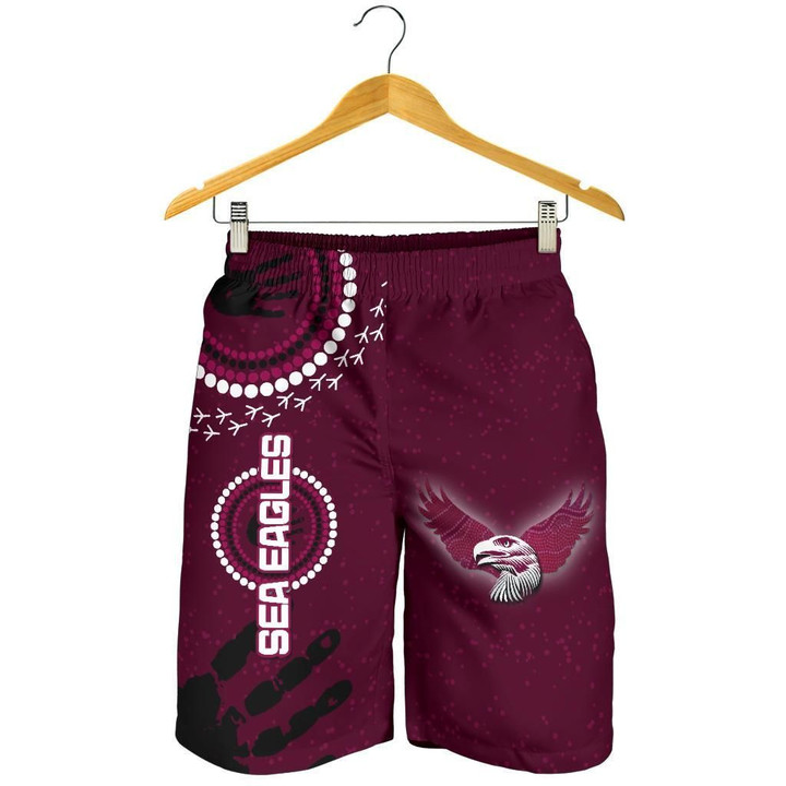 Sea Eagles Men Shorts Indigenous Country Style