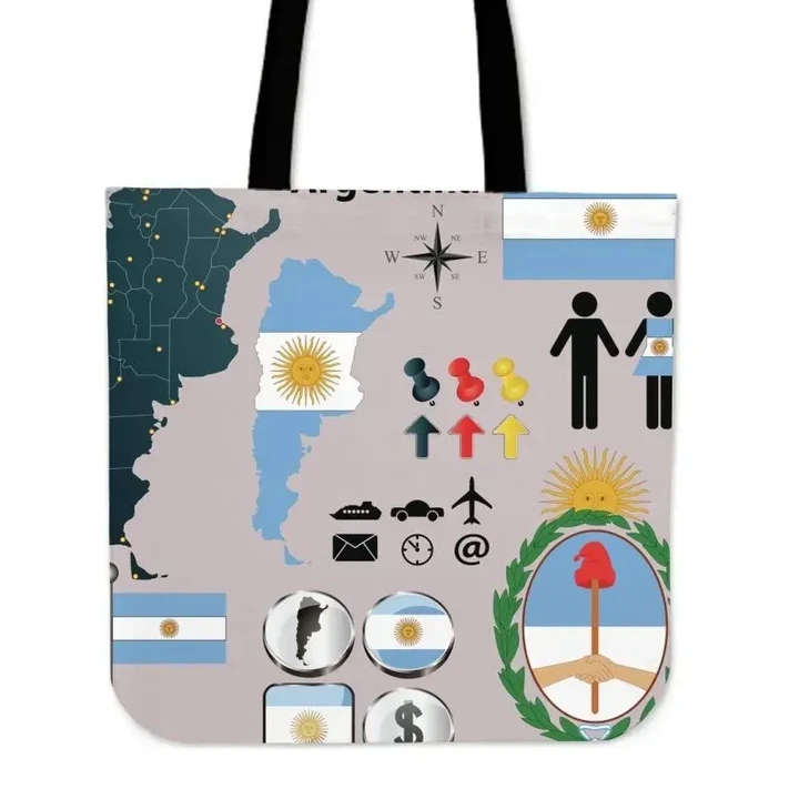 Argentina Pattern Tote Bag 04 H