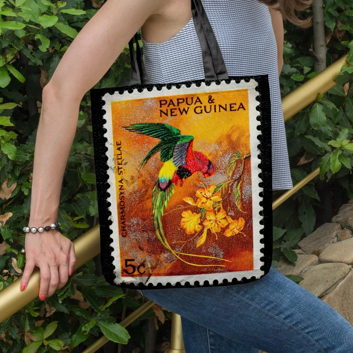 New Zealand Stamp Tote Bag 9