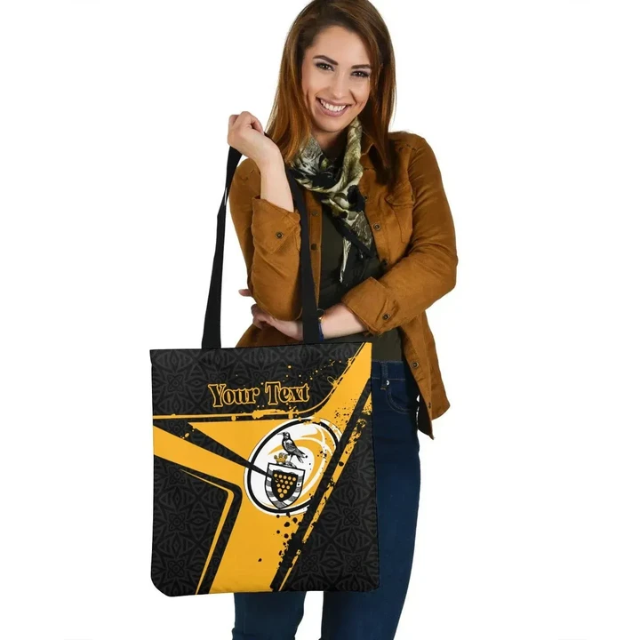 (Custom Text) Cornwall Rugby Personalised Tote Bags , Cornish Rugby