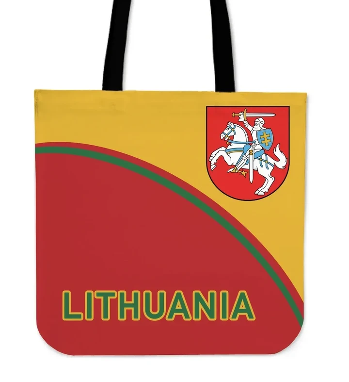 Lithuania Tote Bag , Curve Version