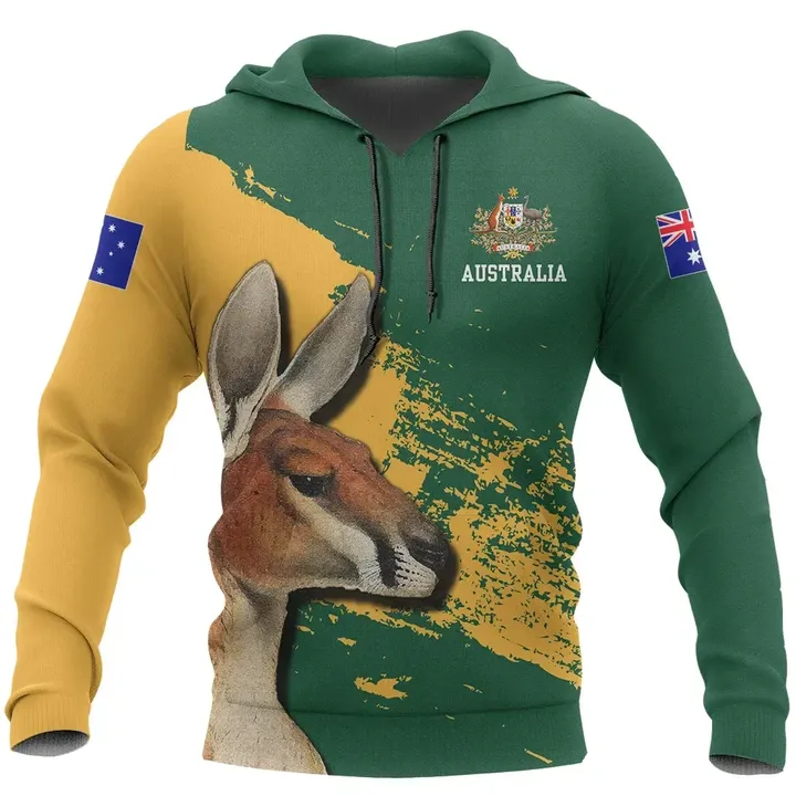 1stTheWorld Australia Kangaroo 2Nd Hoodie