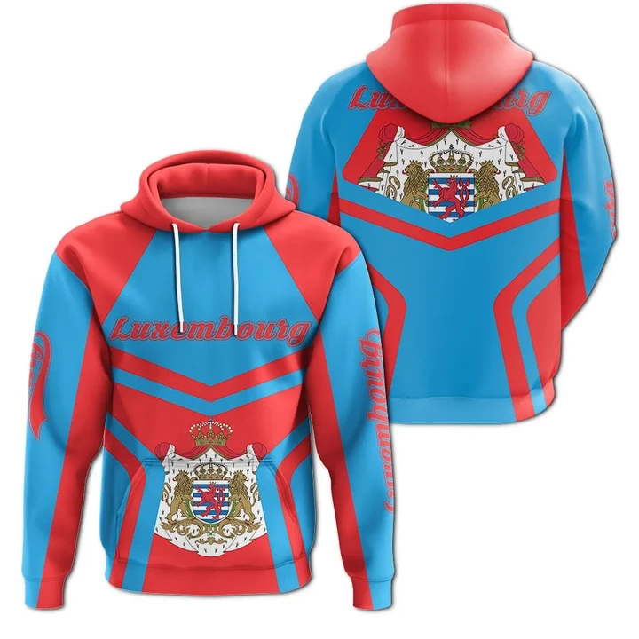 Luxembourg Coat Of Arms Hoodie My Style