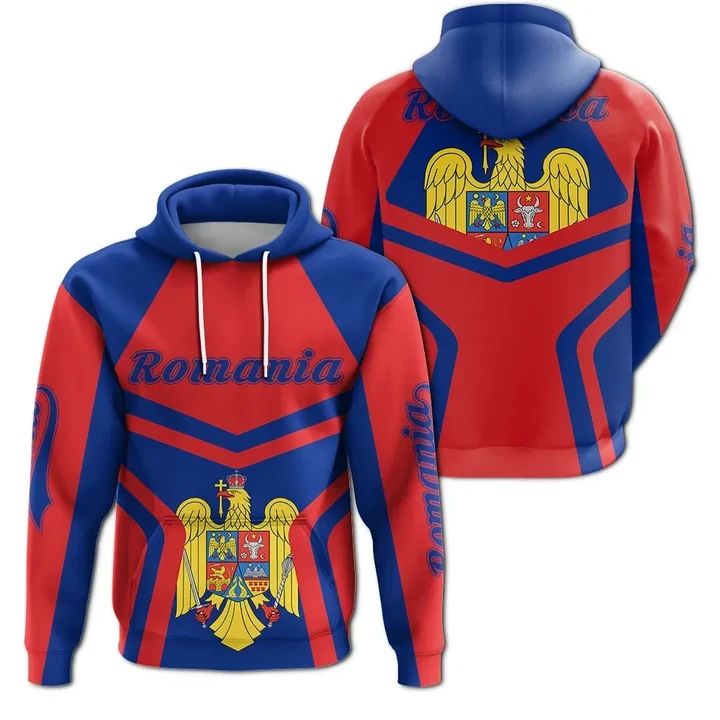 Romania Coat Of Arms Hoodie My Style J75