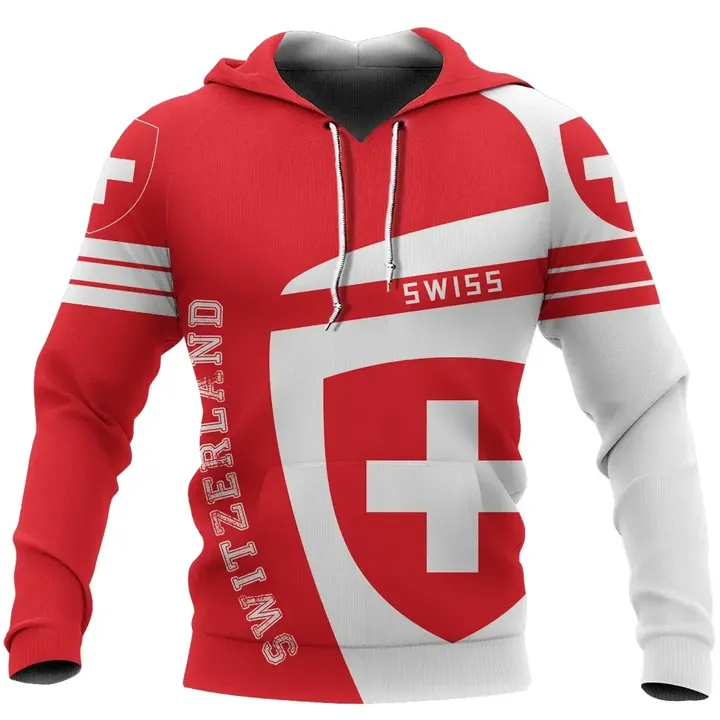 Switzerland Sport Hoodie Premium Style