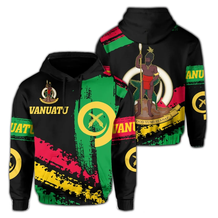 Vanuatu Coat Of Arm Hoodie Son Style