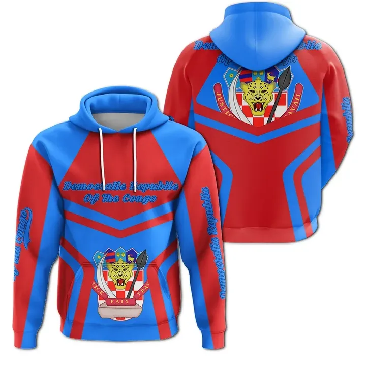 Democratic Republic Of The Congo Coat Of Arms Hoodie My Style