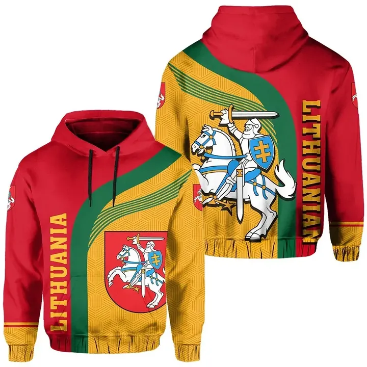 Lithuania State Hoodie Road Style