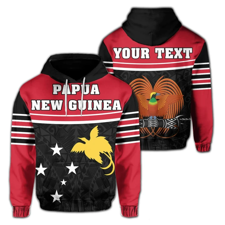 (Custom) Papua New Guinea Coat Of Arms Hoodie DAT Style