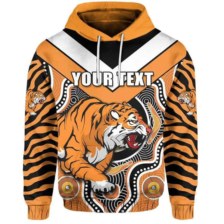 (Custom Personalised) Go Tigers Hoodie Style Wests Sport