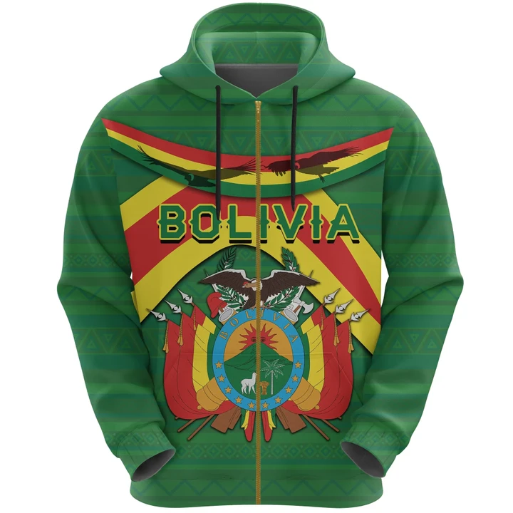 Bolivia Zip Hoodie Vibes Version