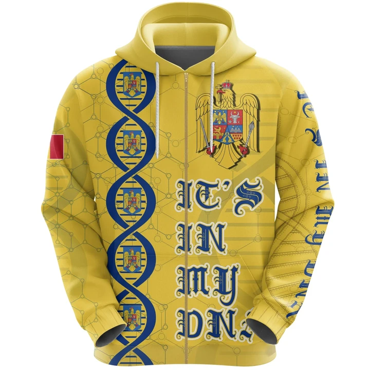 Romania DNA Zip Hoodie