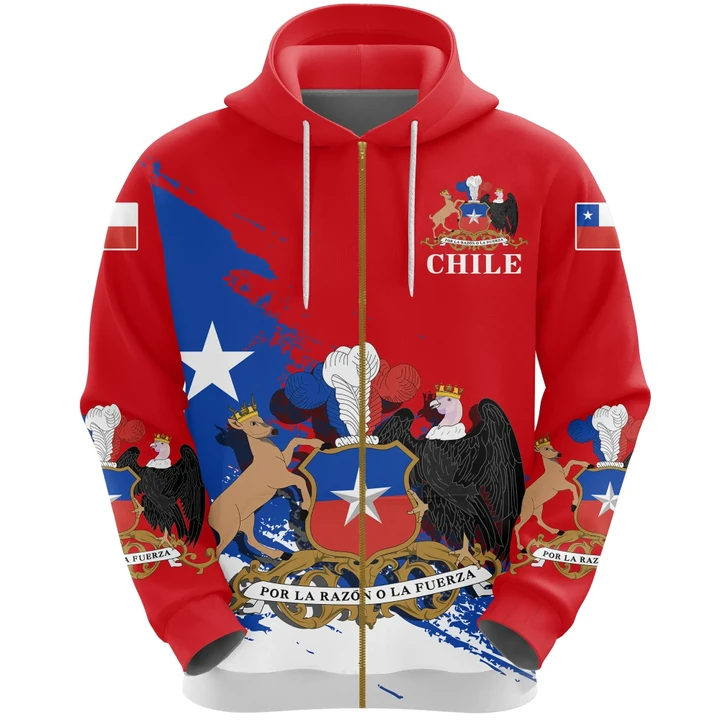 Chile Special Zipper Hoodie